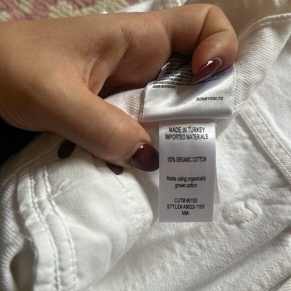 NWT AGOLDE Mia Mid Rise Straight in Element - Picture 11 of 11